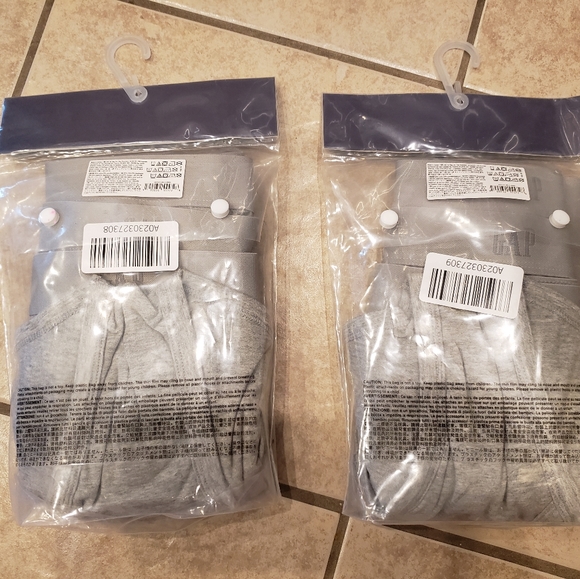 GAP XL Basic Briefs (3-Pack) x 2 pkgs Grey Gray Brand NEW in Package - Picture 4 of 4